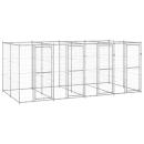 Outdoor-Hundezwinger Verzinkter Stahl 9,68 m²