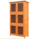Kleintier-/Kaninchenstall 6 Boxen Holz