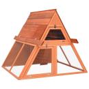 Kaninchenstall 152x127x109,5 cm Massivholz Tanne