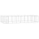 Outdoor-Hundezwinger Verzinkter Stahl 43,56 m²