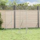 Outdoor-Hundezwinger Silbern 8x8x2 m Verzinkter Stahl
