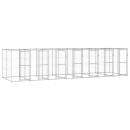 Outdoor-Hundezwinger Verzinkter Stahl 16,94 m²