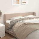 Kopfteil mit Ohren Cappuccino-Braun 183x23x78/88 cm Kunstleder