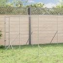 Outdoor-Hundezwinger Silbern 4x16x2 m Verzinkter Stahl