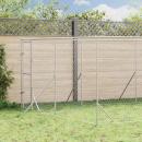 Outdoor-Hundezwinger Silbern 4x12x2 m Verzinkter Stahl