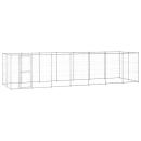 Outdoor-Hundezwinger Verzinkter Stahl 16,94 m²