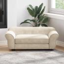 Hundesofa Creme 72x45x30 cm Plüsch