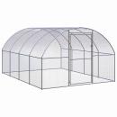 Outdoor-Hühnerstall 3x4x2 m Verzinkter Stahl