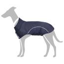 Hunde Regenmantel mit Reflexstreifen Polyester Marineblau XS
