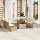 ARDEBO.de - Gartensofa-set 10 Stk. Beige und Creme