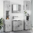 Badezimmermöbel-Set 5 stk. Beton Grau 61 x 35 x 64 cm
