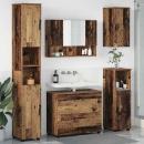 Badezimmermöbel-Set 5 stk. Altholz 35 x 30 x 192 cm