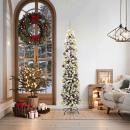 Künstlicher Weihnachtsbaum mit 300 LEDs mit Ständer Grün 180 cm