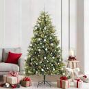 Künstlicher klappbarer Weihnachtsbaum mit Tannenzapfen 210 cm
