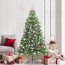Künstlicher Weihnachtsbaum Grün 210 cm PVC und Metall