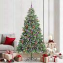 Künstlicher Weihnachtsbaum Grün 210 cm PVC und Metall