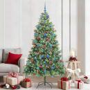 Künstlicher Weihnachtsbaum Grün 210 cm PVC und Metall