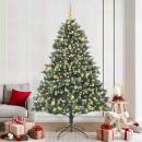 Künstlicher Weihnachtsbaum mit 300 LEDs mit Ständer Grün 210 cm