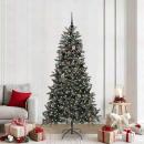 Künstlicher Weihnachtsbaum Grün 210 cm PVC, Plastik und Stahl