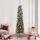 Künstlicher Weihnachtsbaum mit 300 LEDs mit Ständer Grün 210 cm