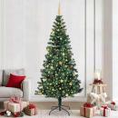 Künstlicher vorbeleuchteter Weihnachtsbaum Grün 240 cm