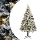 Künstlicher Weihnachtsbaum mit 300 LEDs mit Ständer Weiß 180 cm