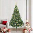 Künstlicher vorbeleuchteter Weihnachtsbaum Grün 210 cm PVC