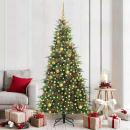 Künstlicher klappbarer Weihnachtsbaum Grün 210 cm PE und PVC