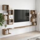 Wandmontiertes TV-Regal Artisan-Eiche 160 x 15 x 94 cm