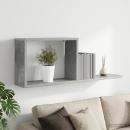 Schweberegale Betongrau 80 x 15 x 30 cm Holzwerkstoff