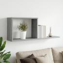 Schweberegale Sonoma-Grau 80 x 15 x 30 cm Holzwerkstoff