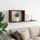 Schweberegale Altholz 80 x 15 x 30 cm Holzwerkstoff