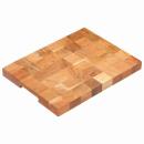 Hackblock 40×30×3,8 cm Akazie Massivholz