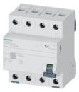 SIEMENS 5SV3346-4 FI Typ B 63/4 30mA 4TE
