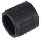 FRÄNKISCHE E-Ku-E 63 schwarz UV-beständig Endtülle (Menge: 20 Stück je Bestelleinheit)