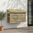 Klimaanlagen-Abdeckung 90x40x60 cm Imprägniertes Kiefernholz