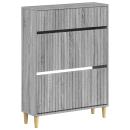 Schuhschrank ARNHEM 78 x 24 x 103 cm Holzwerkstoff Sonoma-Grau