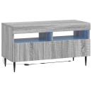 LED-TV-Schrank Sonoma-Grau Holzwerkstoff