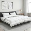 Bettdecke und Kissen Set 3 stk. 200x200 cm 4 Jahreszeiten Wolle