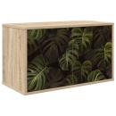 Wandmontierter TV-Schrank ELBURG 69 x 33 x 40 cm Sonoma-Eiche