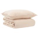 Bettwäsche-Set 2 stk. 155 x 200 cm Winter 350 gsm Beige