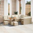 ARDEBO.de - Garten-Sofa-Set 12 Stk. 11-Sitzanzahl Beige