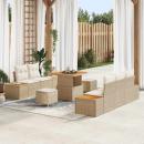 ARDEBO.de - Garten-Sofa-Set 8 Stk. 7-Sitzanzahl Beige