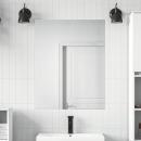 ARDEBO.de - Selbstklebende Spiegel-Folie 45 x 200 cm 2 Stk. Silber PET
