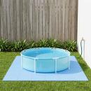 ARDEBO.de - Pool Bodenschutzmatte 50 stk. Blau 18 m² EVA-Schaum