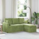 ARDEBO.de - Sofa Hellgrün 178 x 134 x 80 cm Samt
