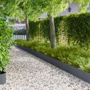 ARDEBO.de - Raseneinfassung 10 stk. 100 x 25 cm Stahl Anthrazit