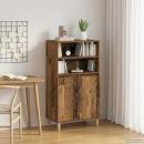 ARDEBO.de - Highboard Eichenholz 60 x 36 x 110 cm Holzwerkstoff