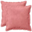Kissenbezug 2 pcs HOUTEN Rosa 50 x 50 cm Samt