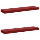 2-teilige Bankkissen VUGHT 2 pcs 100 % Polyester Weinrot